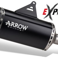 Arrow Racing Full Exhaust System with DARK Explorer Aluminum
